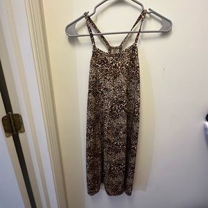 Cheetah print sun dress/cover up